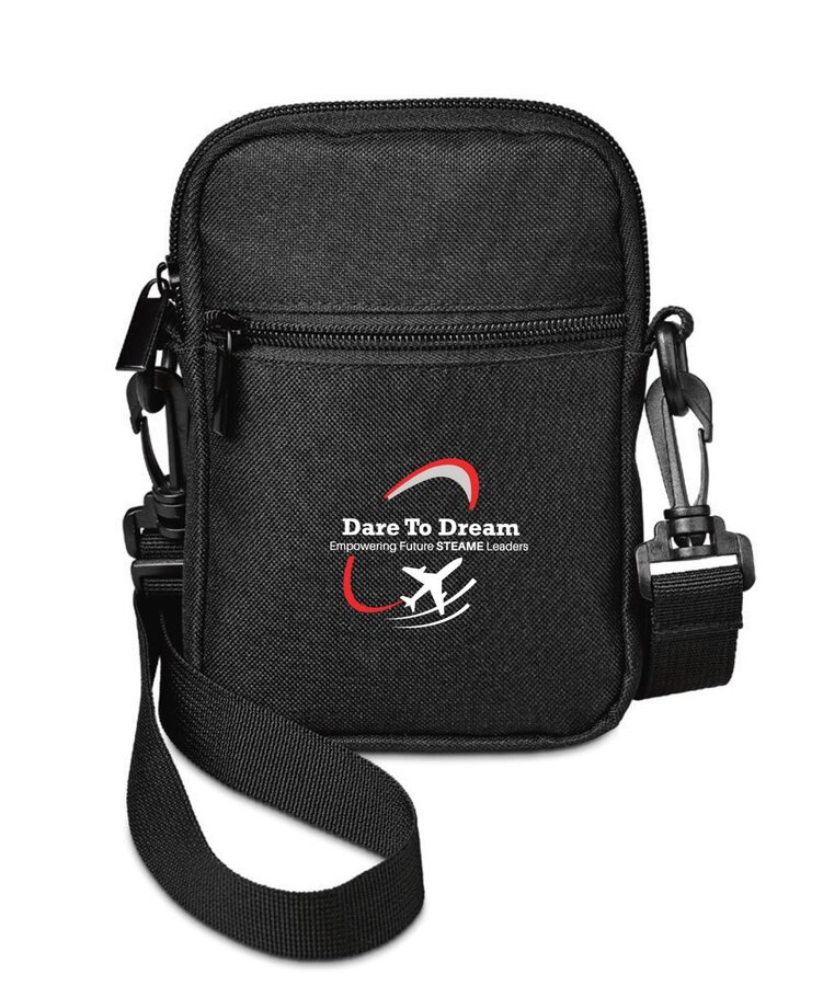 Dare To Dream branded crossbody bag