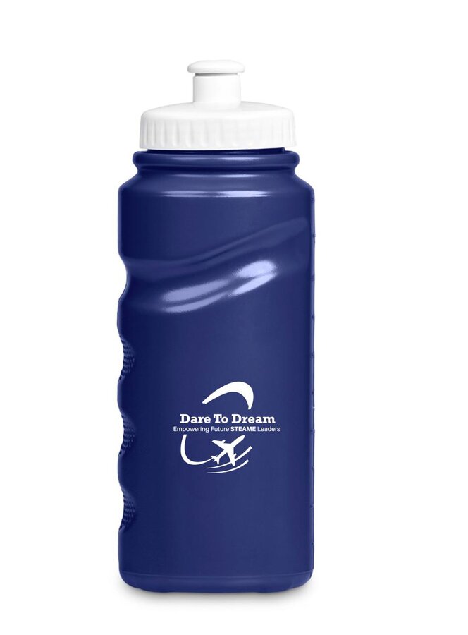 Dare To Dream branded water bottle